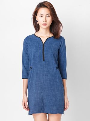 Ikat Tiered Tank Dress