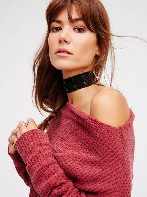 Tess cropped stretch-cloque top